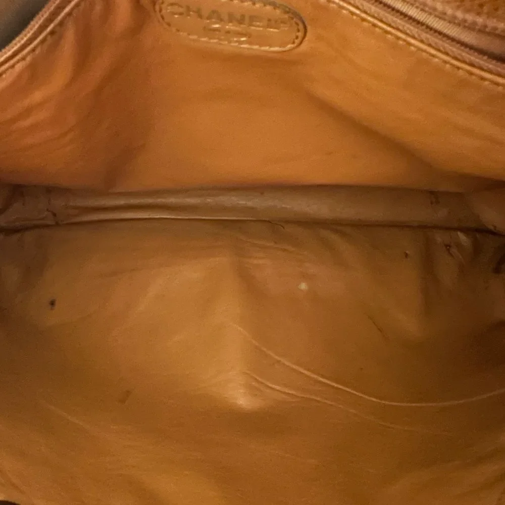 Chanel Caramel Leather Tote